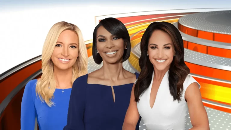 Outnumbered Show Hosts Harris Faulkner, Emily Compagno, and Kayleigh McEnany